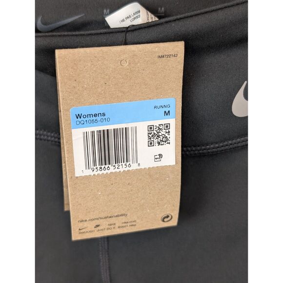 NWT Nike Faster Tight Fit Mid Rise 7/8 with Calf Zip Women's Size Medium - Picture 7 of 13